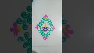 Easy Rangolidesign|Satisfaction ran|Special Diwali🪔rangoli#tending#ytshorts#viral#diwali#shortvideo