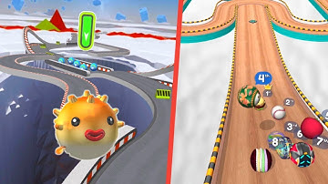 Going Balls Gameplay : Epic Race Tournament Walkthrough | Android iOS Gameplay