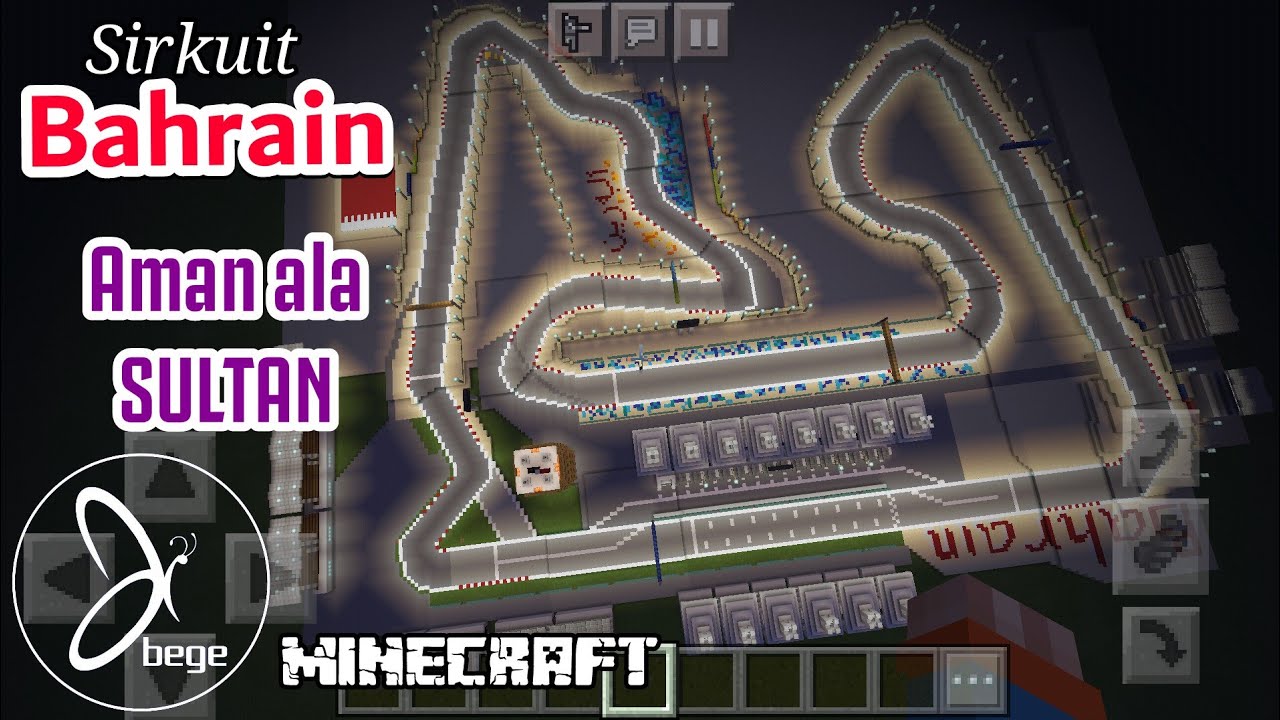 Sirkuit Bahrain | Aman ala Sultan | minecraft - YouTube