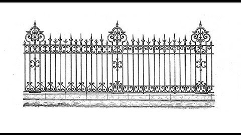 Hàng rào sắt uốn mỹ thuật đẹp, hàng rào sắt uốn hoa văn đẹp cho biệt thự villa Sắt Rèn Nghệ Thuật Vĩ