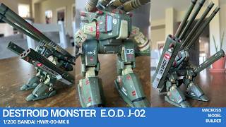 Macross / robotech HWR-00-MK II Destroid Monster - EOD J02