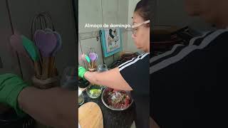 Almoço de domingo.#almoço #domingo #rotinareal #rotinadolar