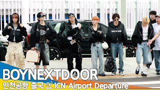 보이넥스트도어, 롤라팔루자~ 무대 맘껏! 즐기고 와요~ (출국)✈️BOYNEXTDOOR Airport Departure 2025.7.31 Newsen