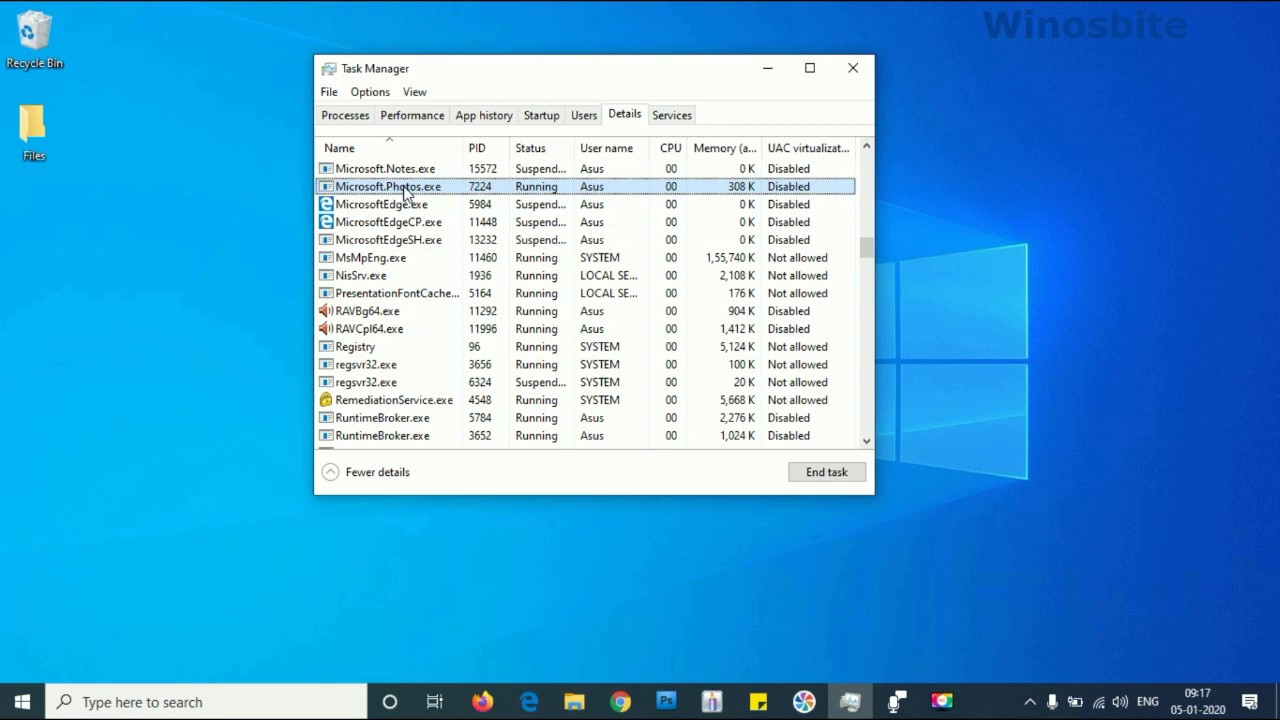 How to disable Microsoft.photos.exe in Windows 10