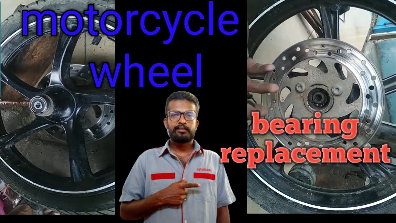 how to motorcycle wheel bearing replacement. (yakada yaka) YouTube