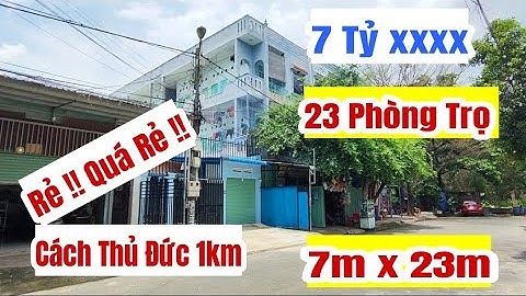 bán căn nhà 2 lầu ,23 phòng trọ,thu nhập 30 triệu | dt : 7m x 23m | nhà trọ giá rẻ bình dương