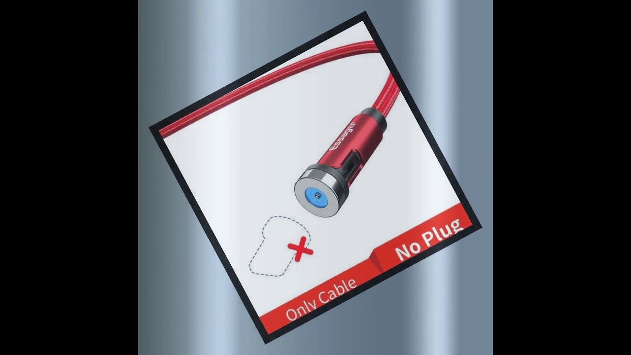 Essager 540 Rotate Magnetic Cable Fast Charging Magnet Charger Micro USB Type C Cable Mobile Phon...