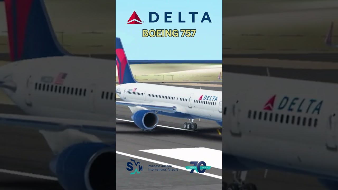 Delta Air Lines Boeing 757 Rockets Out of Princess Juliana Airport in Infinite Flight