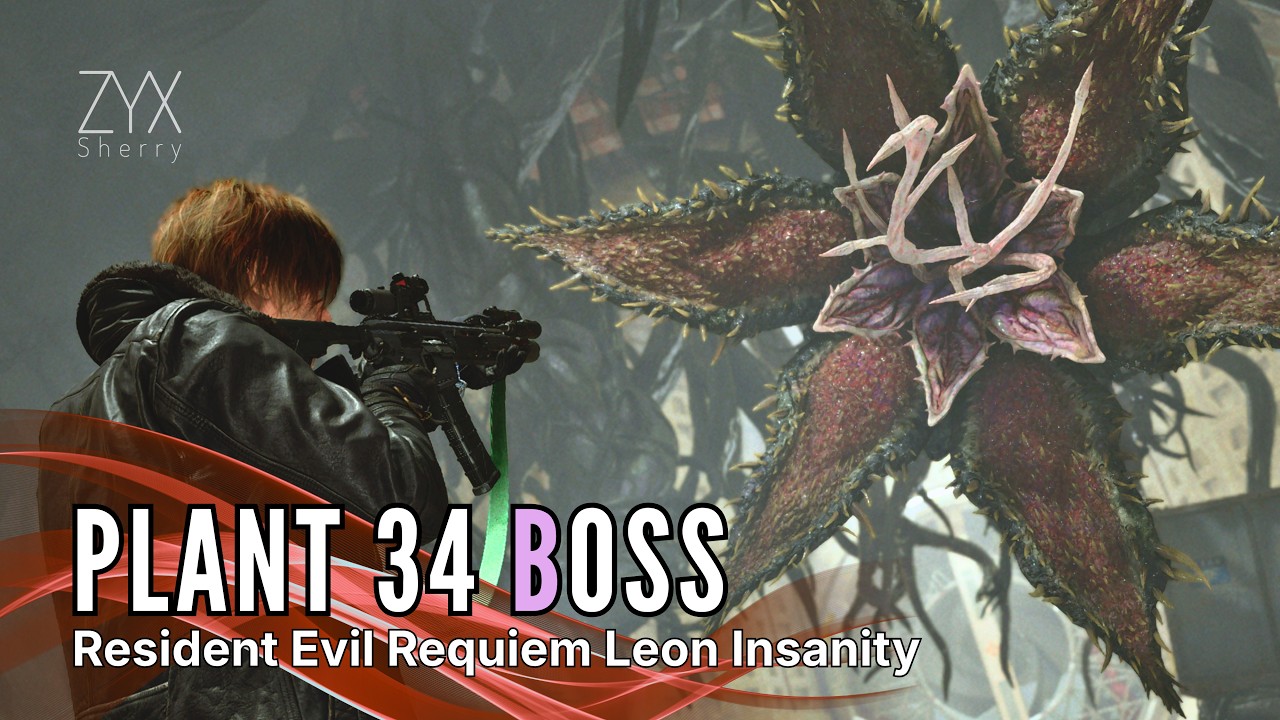 Resident Evil Requiem | Plant 34 Boss | Leon Insanity | No Inf