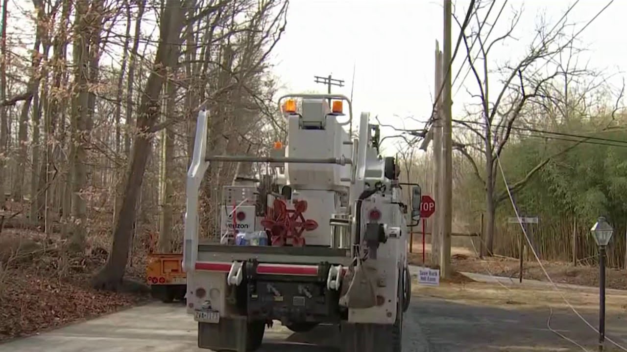 Crews work to restore power for thousands after powerful winds blew ...