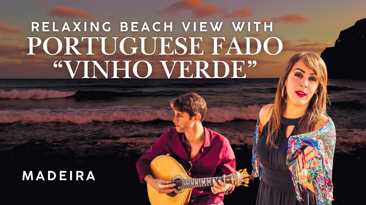 Ночные волны в Машику, Мадейра 🌊 | Расслабляющий вид на пляж, португальская музыка Фаду“Vinho Verde”