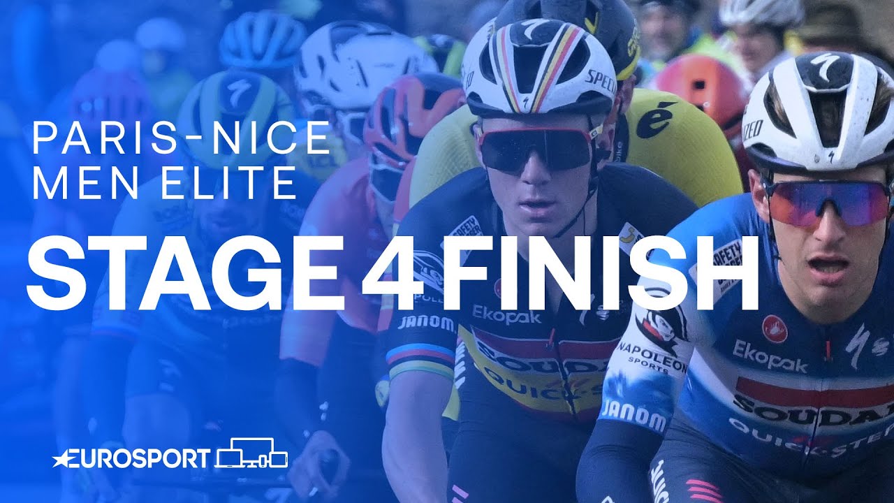 A THRILLER on Mont Brouilly ⛰️ | Stage 4 Finish Paris-Nice 2024 | Eurosport Cycling
