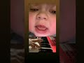 Little girl sing Without Me of Halsey