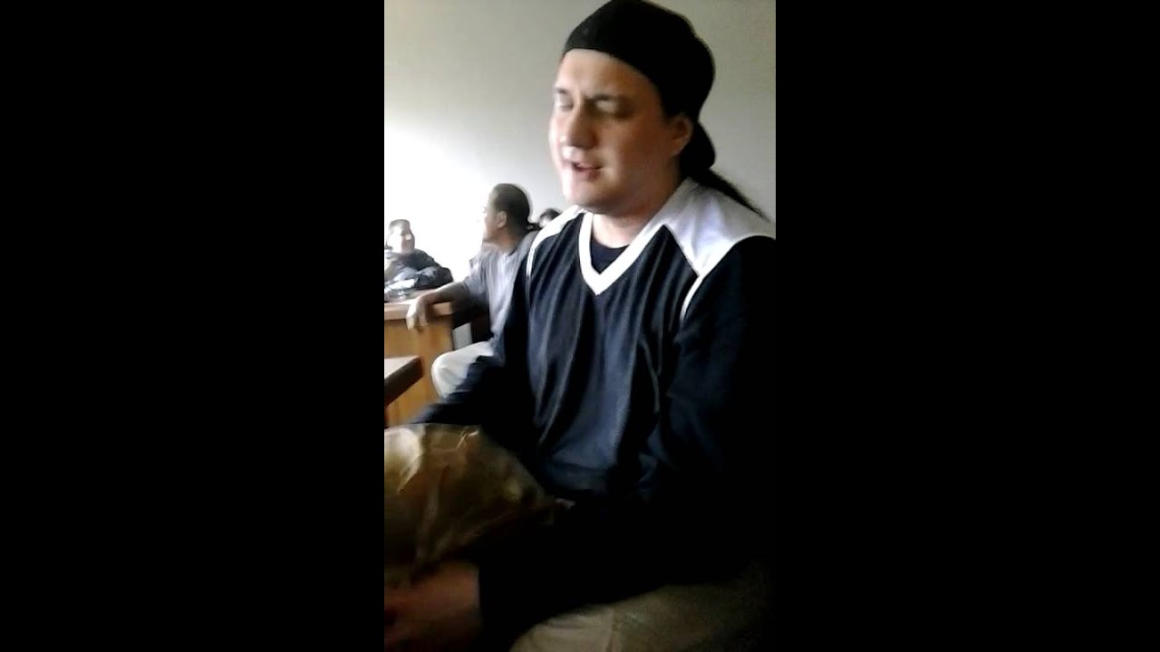 Hand drum singer Dana nyman singing to his woman