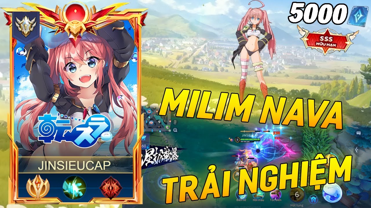 Liên Quân | Trải Nghiệm Skin Qi Milim Nava Có Hiệu Ứng Cực CHẤT Hợp Tác Slime - Jin TV