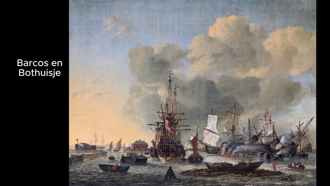 REINIER NOOMS, HOLANDÉS, PINTÓ LA FLOTA HOLANDESA DEL SIGLO XVII.