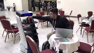 Robot Mesero W3 Slam Laser Autonomo Inteligente Repartidor Mx Syscom Expo 2023 Integra