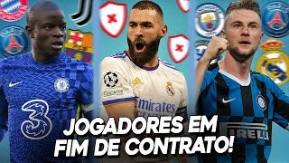 Os 20 melhores jogadores que estarão sem contrato no próximo mês