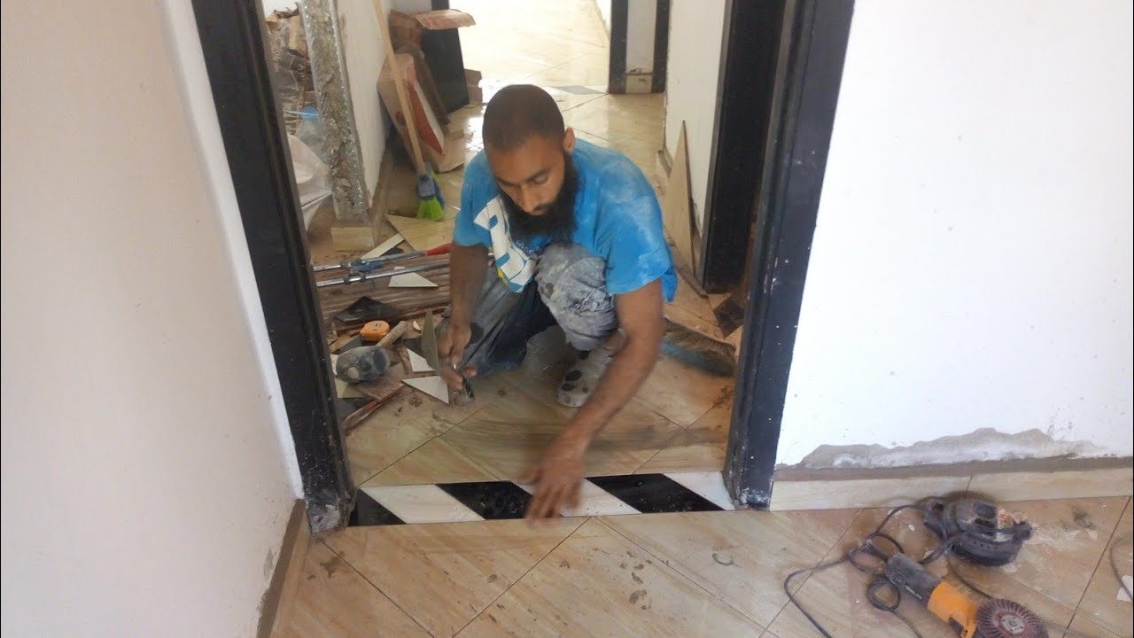 تركيب  عتبة الباب ثلاثية الابعاد