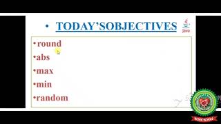 Mathematical Library Methods 2| Class 9| Computer| Holy Heart Schools