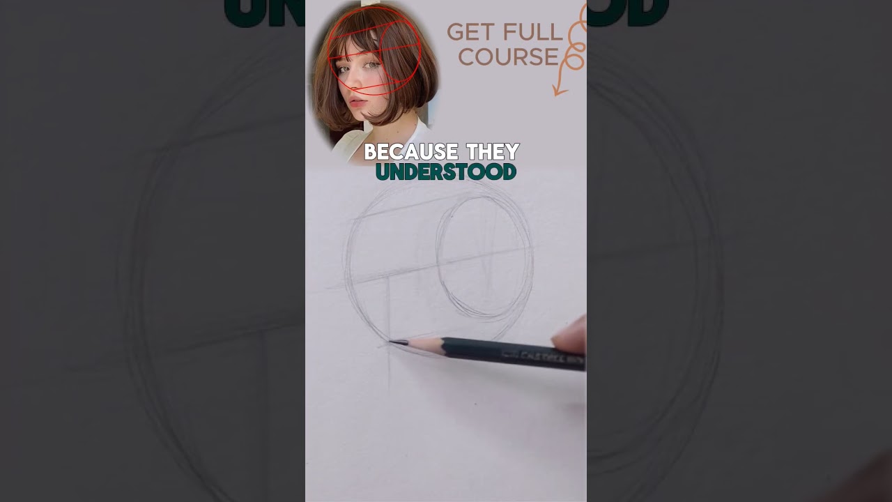How to DRAW a FACE view using the LOOMIS METHOD #loomismethod #drawing #art #portraitdrawing #sketch