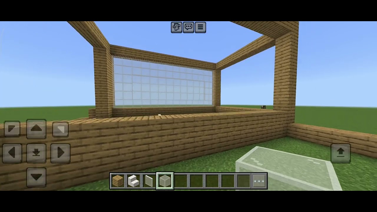 flat world building a house (Part 1) 🎮🚀