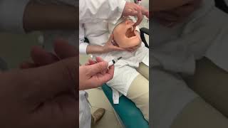 Инфраорбитальная анестезия  внутриротовым способом. + внеротовой метод
