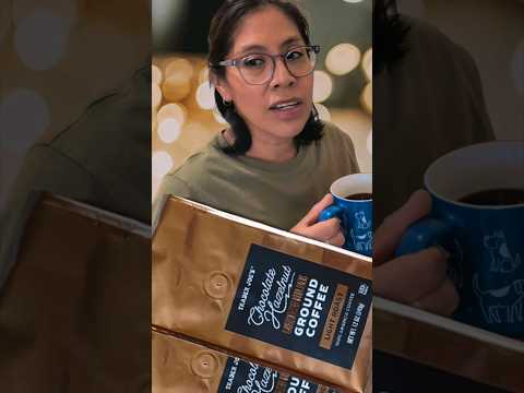 Trader Joes Chocolate Hazelnut Ground Coffee Review #Shorts ☕️