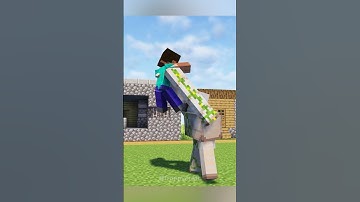 Minecraft Villagers VS Herobrine #minecraft #minecraftmemes #villager