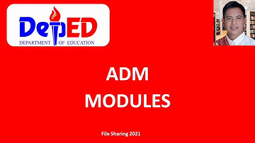2021 DepEd ADM Modules (C)