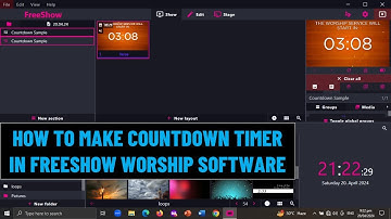 PAANO GUMAWA NG COUNTDOWN TIMER SA FREESHOW WORSHIP SOFTWARE | How To Make A Countdown Timer