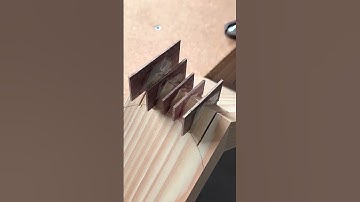 Curved Spline Miter Joint #shorts #woodworking #diy