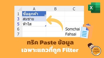 ทริค Paste ข้อมูลเฉพาะแถวที่ถูก Filter 🗒