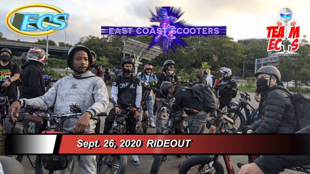 EAST COAST SCOOTERS QUEENS RIDE THANKS TO N.Y.P.D. YouTube