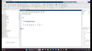 Matlab Logical Arrays (Part 2)