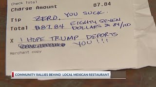 Community gathers to support Mexican restaurant staff