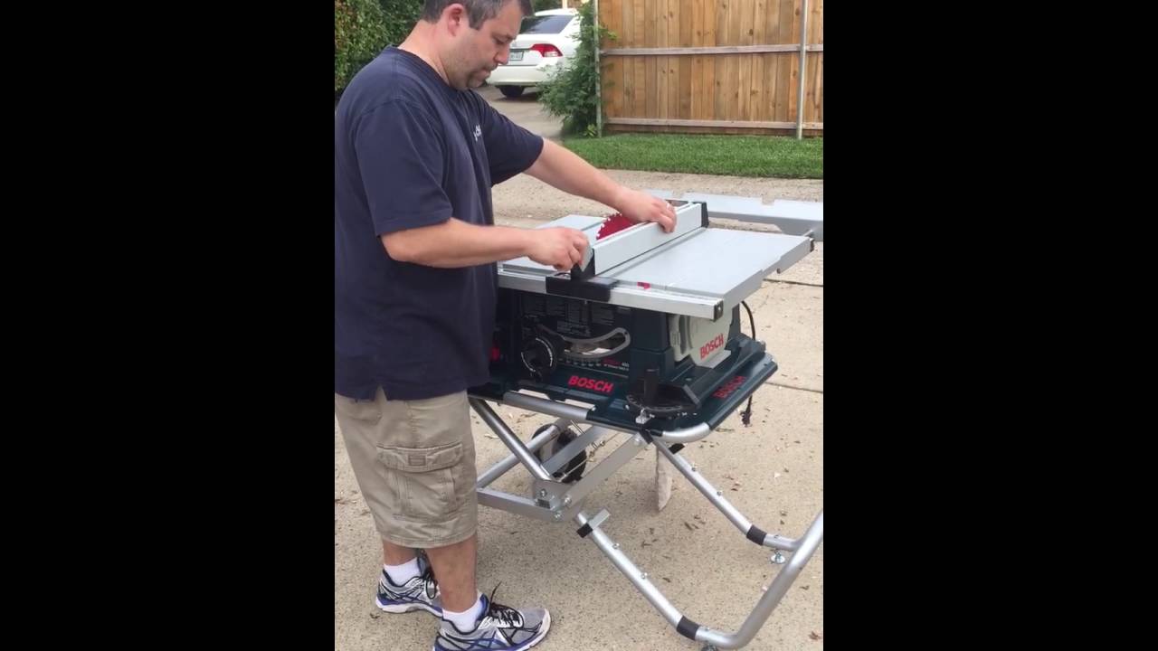 Bosch 4000 10 Table Saw With Gravity Rise Stand