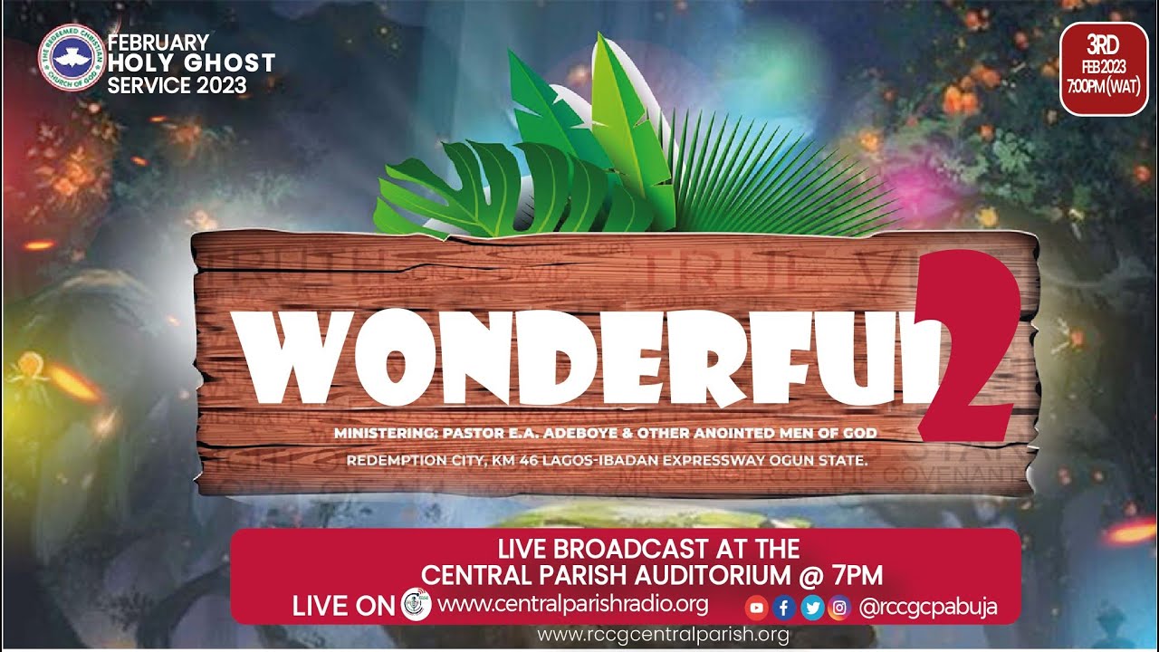 RCCG FEBRUARY 2023 HOLY GHOST SERVICE - YouTube
