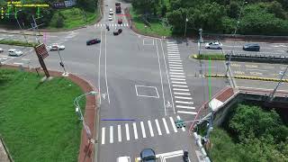 車輛分類與交通流量監測(十字路口) (風景優美的139線與74線)