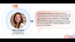 Netcore Cloud’s AI-powered Personalization contributes to 28% of Once Upon A Trunk's total revenues