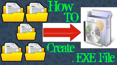 How to Make .EXE Setup Installer File using Winrar (SFX Options). Can Install without winrar