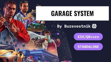 GTA 5 | Garage system | Boat garage | Aircraft garage | Advanced garages | FiveM | ESX | QBCore