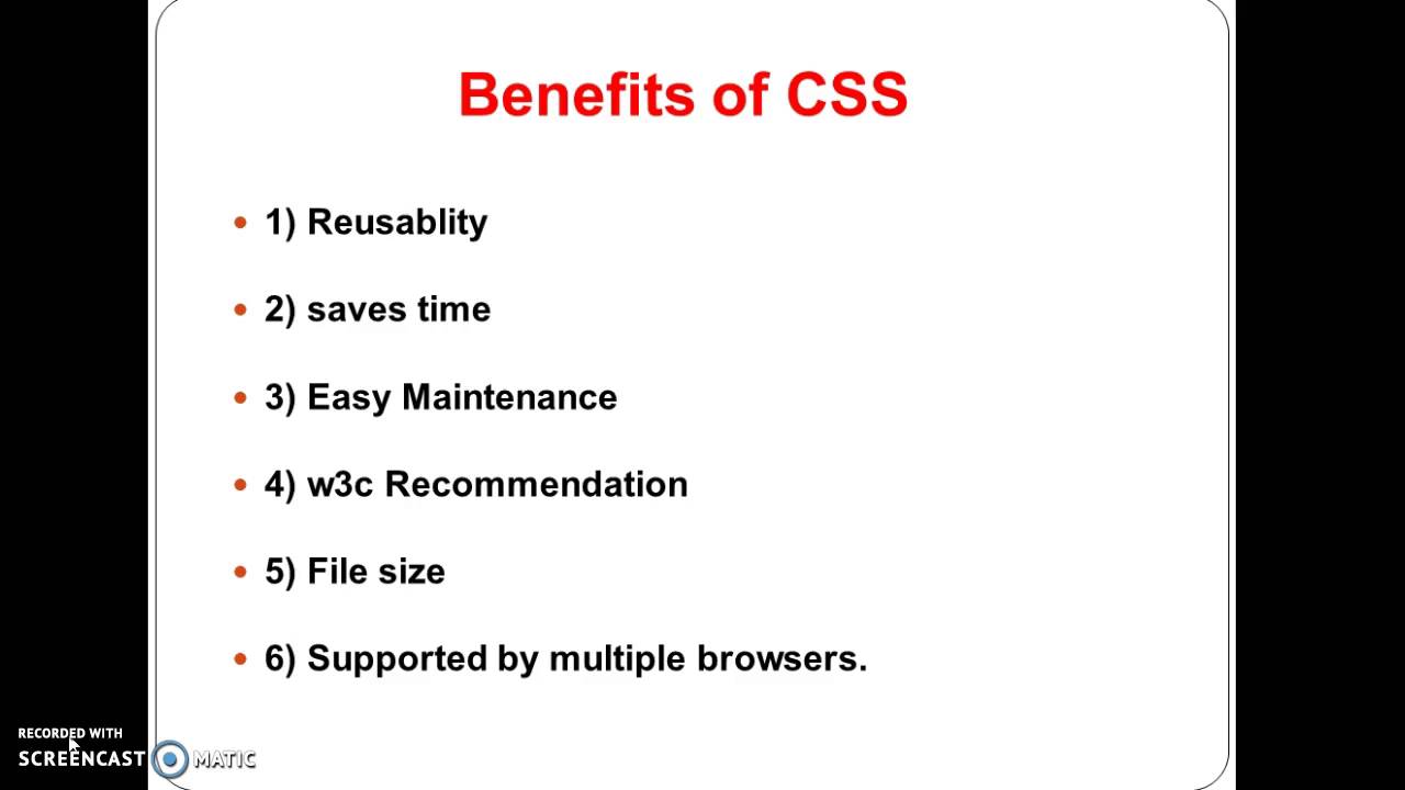 What is the disadvantage of CSS?
