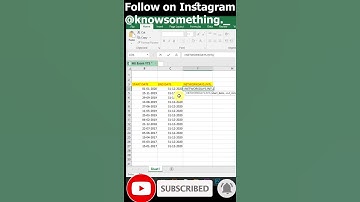 #short Ms excel Date function | networking days international