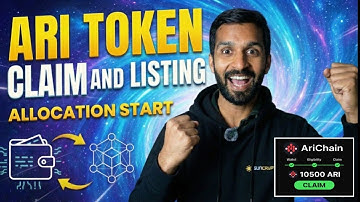 📢ARI TOKEN CLAIM & LISTING🔥ALLOCATION START🆕ICO UPDATE🔗25 NOVEMBER✅NEW PHASE