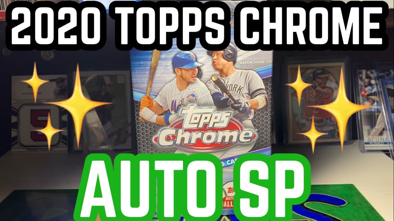 🟢AUTO SP🟢2020 TOPPS CHROME HANGER BOX OPENING BASEBALL CARDS
