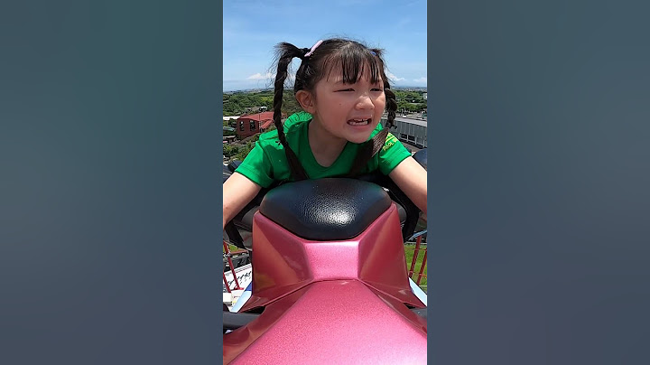 まりちゃんジェットコースターでの失神シーン！ - はねまりチャンネル