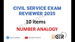 Civil Service Exam Reviewer 2025 | Number Analogy