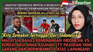 🇲🇾🇮🇩"KITA SEMAKIN TERTINGGAL DARI INDONESIA"❗MALAYSIA BAHAS KEMENANGAN INDONESIA vs KOREA❗ REACT