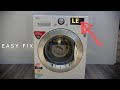 LG LE ERROR Washing Machine Repair Easy